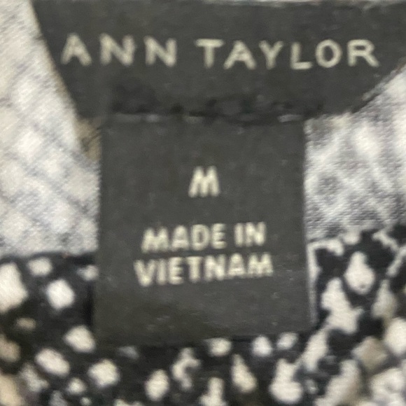 Ann Taylor lightweight python print gray turtleneck layer modal cotton sz medium - Picture 8 of 9